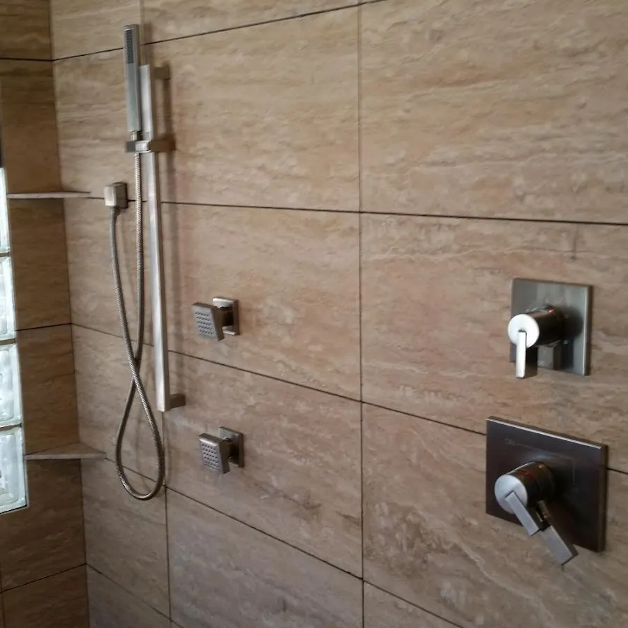 Shower fixture installation for Water Heater Replacement in Saginaw
